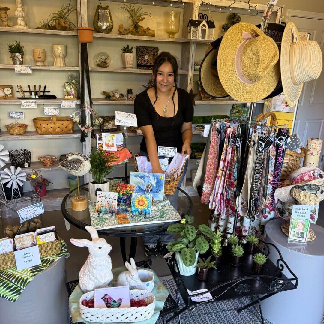 Daisy Z. high school intern at Alta Vista Botanical Gardens