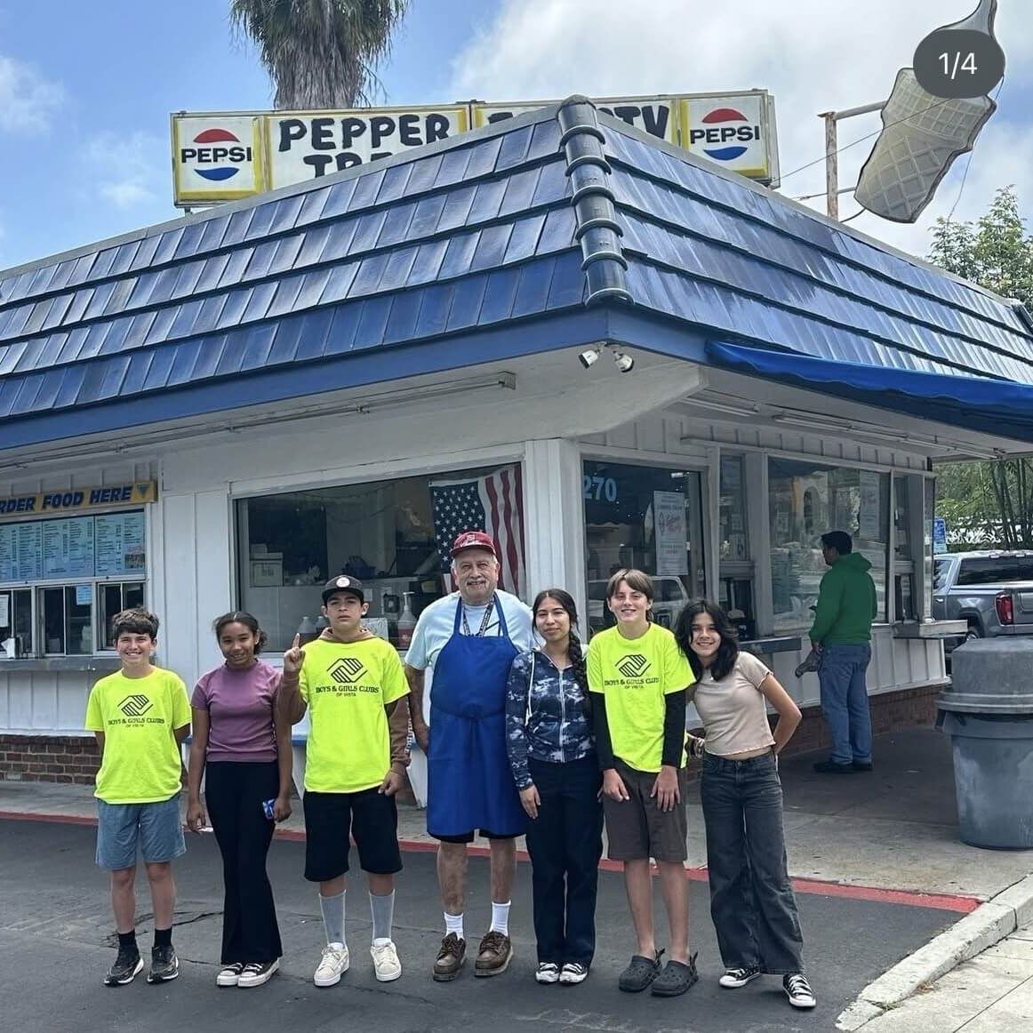 Boys and girls club members on field trip